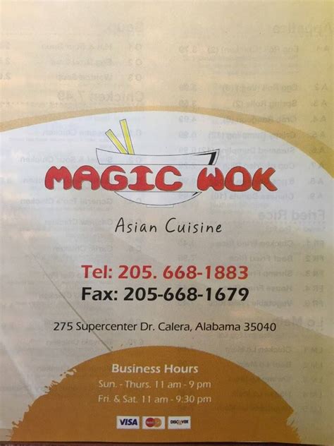 Magic wok calwra al